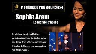 Sophia Aram Molière de LHumour 2024 [upl. by Denten]