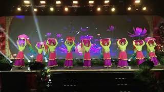 象王行 Xiang Wang Xing Chinese Fan Veil Dance  Cebu Long Se Temple Inc 90  Sandiego Dance Company [upl. by Belloir50]