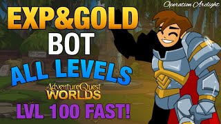 AQW FASTEST EXP amp GOLD BOT FOR ALL LEVELS  GET LEVEL 100 FAST  GRIMOIRE AND CETERA  AQW BOTS [upl. by Demb]