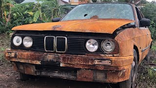 Fully restoration 50 year old BMW 3 series cars that were severely damaged  Rebuild the BMW car [upl. by Kippy]