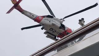 US Coast Guard Medical Emergency Evac from Cruise Ship [upl. by Etnemelc]