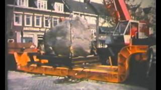 Transport stones from Ringerike Norway to Emmeloord Noordoostpolder in 1980 [upl. by Enelrihs]