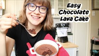 Easy Chocolate Lava Cake WFPB [upl. by Uohk]