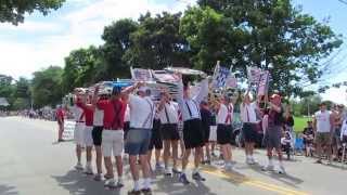 Wolfeboro Offshore AdLib Precision Lawn Chair Drill Team  July 4th 2014 [upl. by Ayikur]