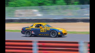 2024 SCCA Super Tour  MidOhio Spec Miata [upl. by Ecallaw]