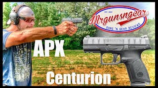 Beretta APX Centurion 9mm Review Glock 19 Competition [upl. by Aliak403]