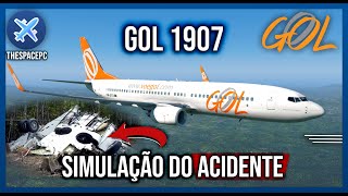 GOL 1907  Simulação do Acidente [upl. by Hills777]