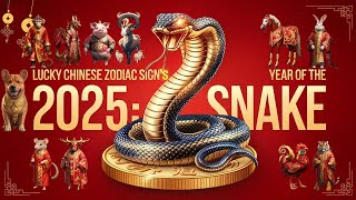 lucky Chinese zodiac sign 2025 [upl. by Atirabrab]