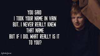 Ed Sheeran  Hallelujah Lyrics [upl. by Asiul]