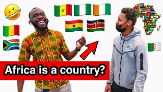 Is Africa A Country or A Continent  Public Interview [upl. by Cadmar30]