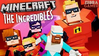 Minecraft The Incredibles DLC  Zebras Minecraft Fun [upl. by Ennaehr]