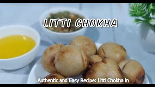 Authentic and Easy Recipe Litti Chokha in Gas Tandoor Oven  लिट्टी चोखा  littichokha recipe [upl. by Mcdowell]