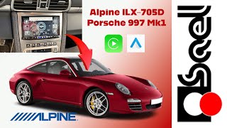 Aggiorna la tua Porsche Carrera 997 MK1 Alpine iLX705D con CarPlay e DAB [upl. by Asilaj]