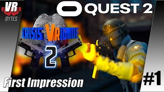 Crisis VRigade 2  Oculus Quest 2 APP LAB  Deutsch  First Impression  Spiele  Test [upl. by Scoville]