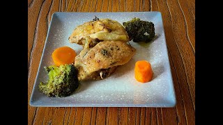 Pollo con brócoli al horno  Fácil y rico [upl. by Saideman]