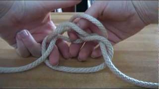 Tying the Fiador Knot for a bosal hackamore [upl. by Samuele]