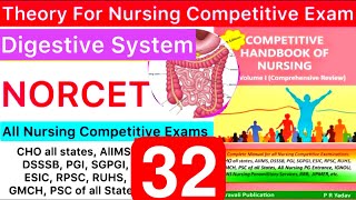 Digestive System Theory  GIT  Digestion in Hindi Norcet Preparation  NORCET ESIC RRB PGI [upl. by Michell473]