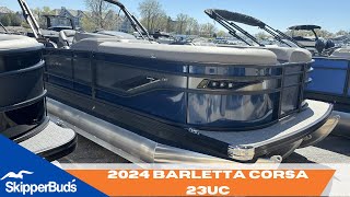 2024 Barletta Corsa 23UC TriToon Boat Tour SkipperBuds [upl. by Means]