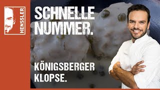 Schnelles Königsberger KlopseRezept à la Grill den Henssler von Steffen Henssler [upl. by Mcmullan]