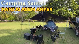 Camping Santai Di Pantai Adem Anyer  Family Camping  Campervan  Camping Ground  Banten [upl. by Nibbs]