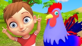 Kukdoo Koo  Nursery Rhymes In Hindi on Animals  Animals Sounds in Hindi  कुकड़ू कु  Hindi Poems [upl. by Vito993]