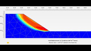 ESTABILIDAD DE TALUDES PLAXIS 2D Output [upl. by Prentice]