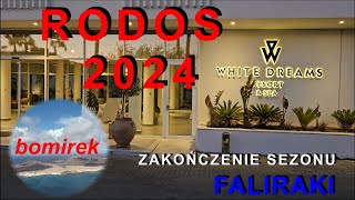 331 Rodos 2024  White Dreams Resort amp Spa  koniec sezonu w Faliraki z agatabodkuchni [upl. by Tuchman]