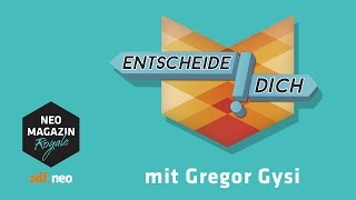 Entscheide dich mit Gregor Gysi  Politikedition  NEO MAGAZIN ROYALE mit Jan Böhmermann  ZDFneo [upl. by Rooker648]