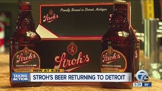 Stroh’s beer returning to Detroit [upl. by Sidnee]