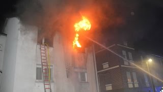 Brand in Gebäude Baunatal Rengershausen am 11052016 [upl. by Dillon]