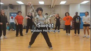 HDCNAIT  sweat  Haiden Henderson  Ally Choreography FULL VIDEO [upl. by Sanson]