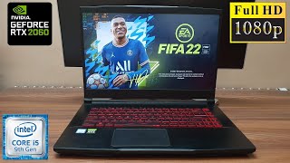 FIFA 22 PC Gameplay i5 9300H amp RTX 2060 [upl. by Aynuat]