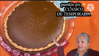 COMO PREPARAR PIE DE CALAVAZA pumpkin piemicocina792 [upl. by Gottwald147]