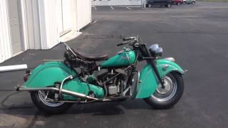 Original paint 1948 indian chief FOR SALE [upl. by Initof]