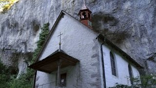 Switzerland  Solothurn at the Aare river  Verena Gorge with its hermitage and chapels [upl. by Doyle]