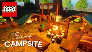 How to Build a Campsite in Fortnite Lego [upl. by Pan]