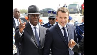 ALASSANE OUATTARA À NOUVEAU À PARIS  PRÉSIDENT DE LA FRANCE OU DE LA CÔTE DIVOIRE [upl. by Bella36]