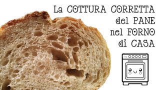 LA COTTURA CORRETTA DEL PANE nel forno di casa [upl. by Oaoj]