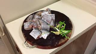 Soy Sauce Belt Fish Cooking Video [upl. by Nnylatsyrk]