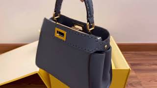 Fendi Peekaboo Mini in Blue Selleria [upl. by Christie]