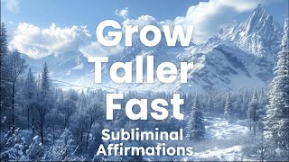 🌟 Grow Taller FAST 🚀 Powerful Subliminal for Height Increase amp Growth Spurt 🌱 Listen Dailyquot [upl. by Allicirp311]