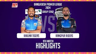 Khulna Tigers vs Rangpur Riders  9th Match  Highlights  Season 10  BPL 2024 [upl. by Aruasi932]