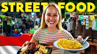 We Eat Indonesian Street Food at Yogyakarta Night Market 🇮🇩 Java Indonesia [upl. by Akirre175]