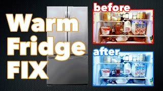 How to Fix a Fridge or Freezer That Wont Cool [upl. by Suzann]