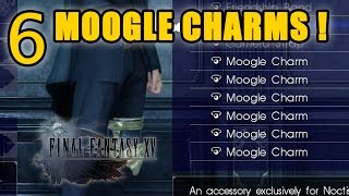 Final Fantasy XV  How To Get SIX Moogle Charms  All Moogle Charms Location FFXV [upl. by Betthel]