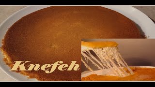 Knafeh Recipe  How to make the best homemade Kunafa with semolina  quotKnefeh Naamehquot Soft Knafeh [upl. by Clarisa]