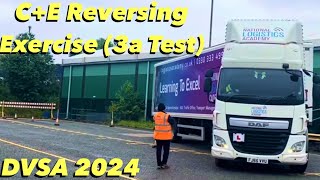 CE  Artic  Class 1  Reversing Exercise For DVSA Module 3a Test 2024 [upl. by Nirtiac935]