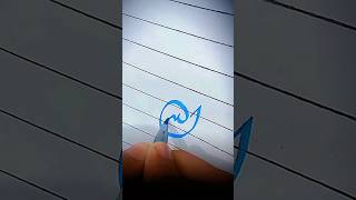 Mastering in the beautiful calligraphy  Handwriting practice  shorts calligraphy art [upl. by Issim]