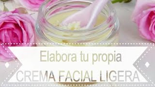 Elabora tu propia crema facial para todo tipo de pieles 4 ingredientes base [upl. by Rausch]