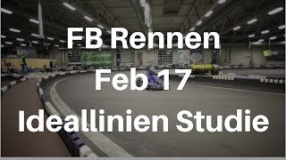 Kleine Ideallinien Studie Bispingen Facebook Rennen Feb 2017  Ideallinie kartschule [upl. by Ruhtracm]